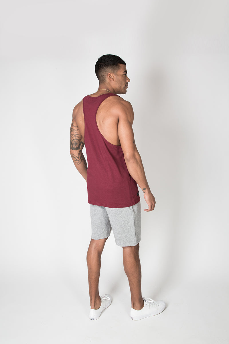 Core Sweat Shorts with Graphic Print in Grey Marl