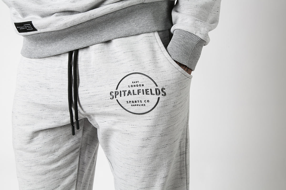 Athletic Fit Jogger with Graphic Print in Grey Grindle
