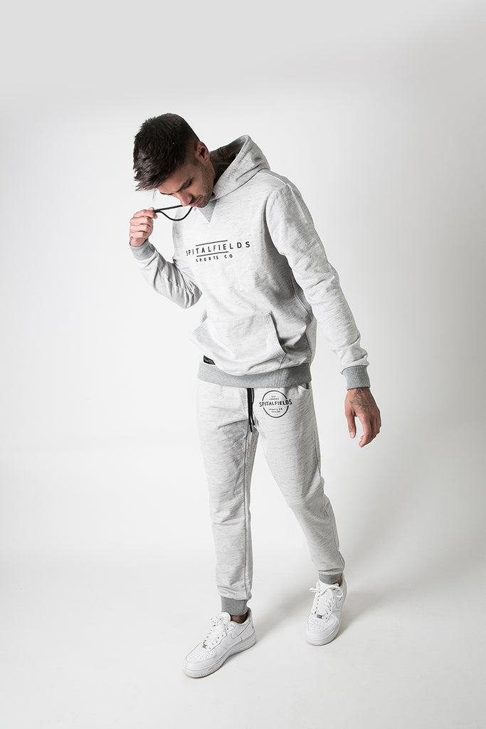 Athletic Fit Jogger with Graphic Print in Grey Grindle